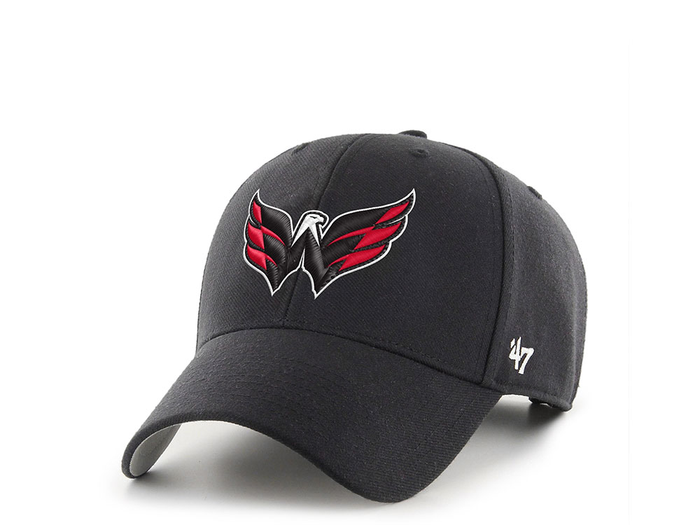 47Brand Washington Capitals Black Classic Strapback Cap