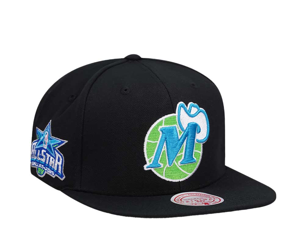 Mitchell & Ness Dallas Mavericks All Star Game 2010 Neon Tropical Hardwood Classic Snapback Cap