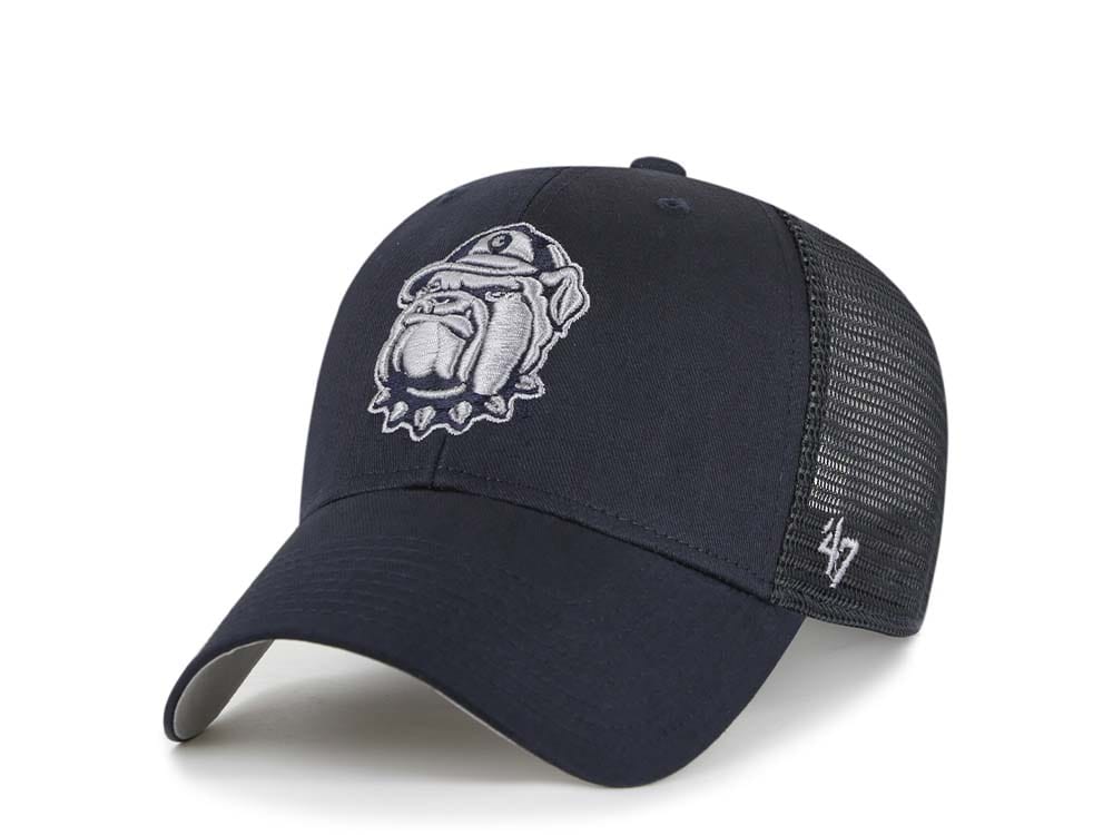 47Brand Georgetown Hoyas Navy Trucker MVP Snapback Cap