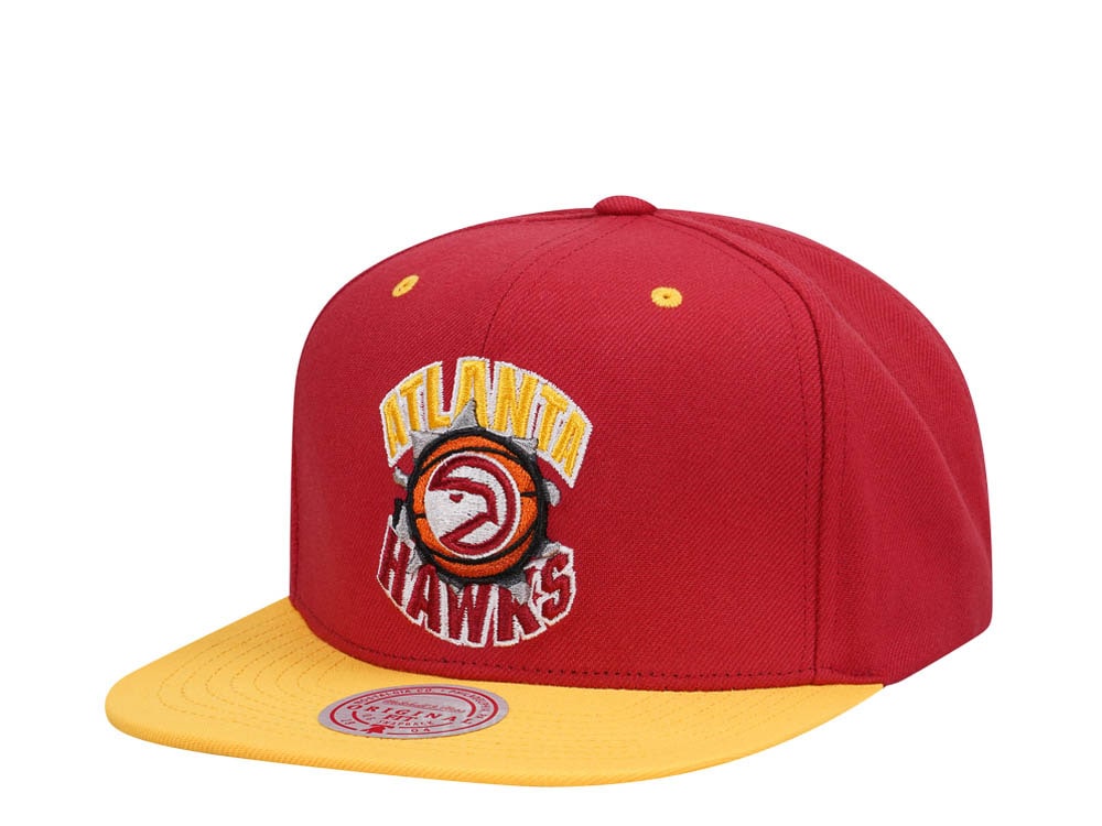 Mitchell & Ness Atlanta Hawks Breakthrough Two Tone Snapback Cap