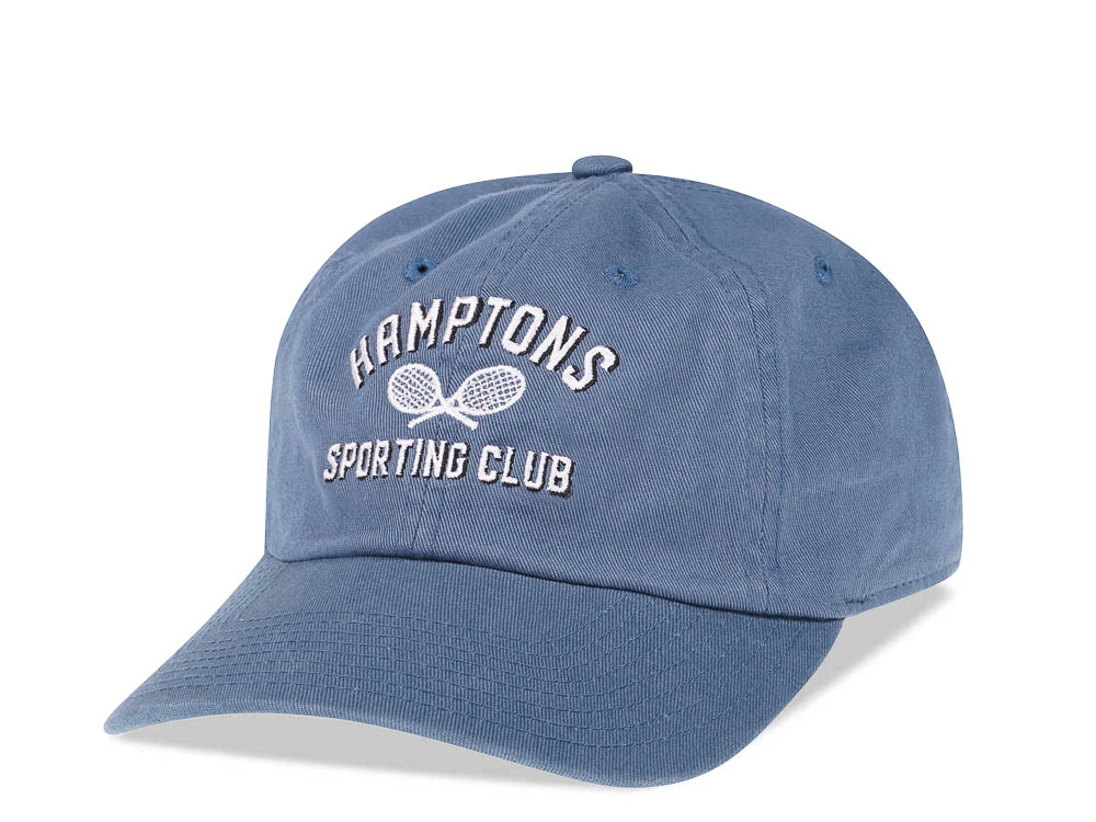 American Needle Hamptons Sporting Club Blue Vintage Casual Strapback Hat