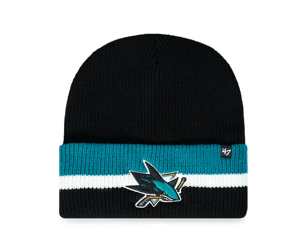 47Brand San Jose Sharks Black Split Knit