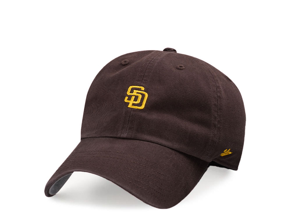 47Brand San Diego Padres Brown Base Runner Clean up Strapback Hat