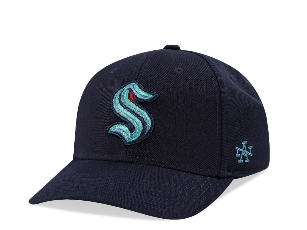 American Needle Seattle Kraken Stadium Navy Snapback Hat