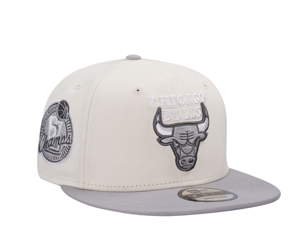 New Era Chicago Bulls 6x Champs Chrome Two Tone Edition 9Fifty Snapback Cap