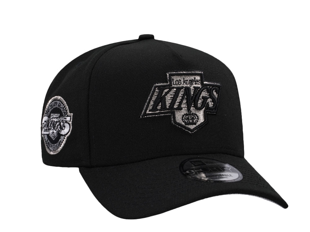 New Era Los Angeles Kings 25th Anniversary Black Classic 9Forty A Frame Snapback Hat