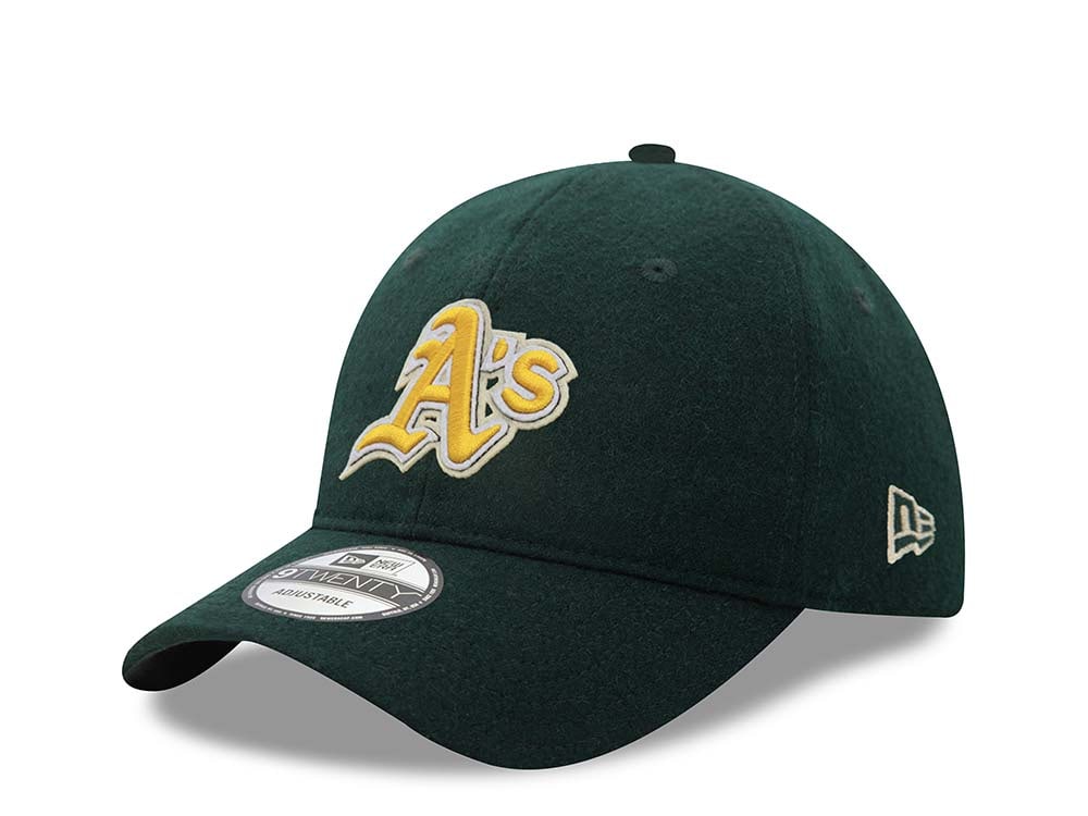 New Era Oakland Athletics Melton Green 9Twenty Snapback Cap