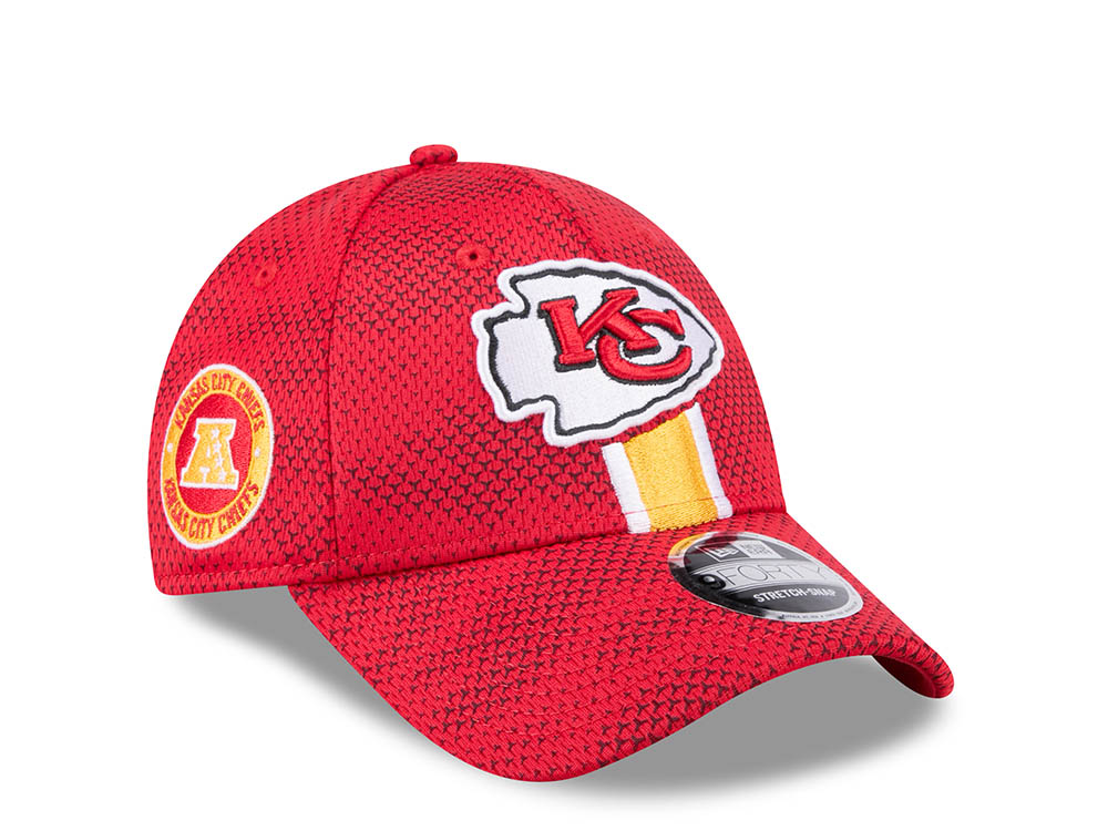 New Era Kansas City Chiefs Sideline 2024 9Forty Stretch Snapback Cap