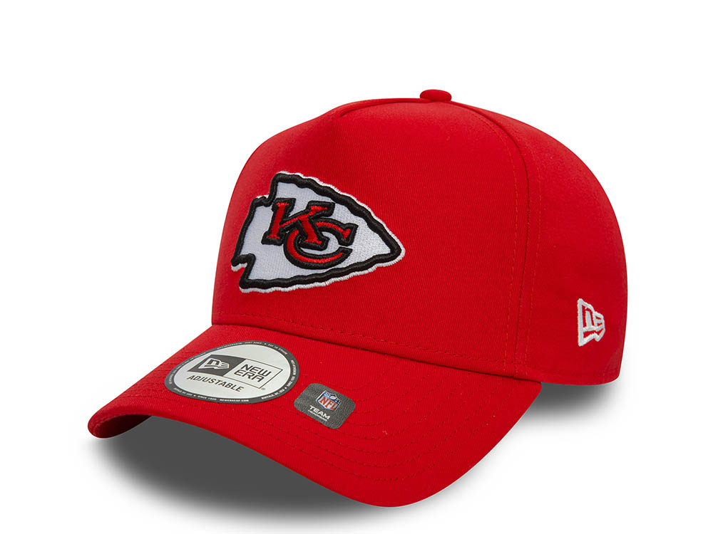 New Era Kansas City Chiefs Red A Frame Snapback Hat