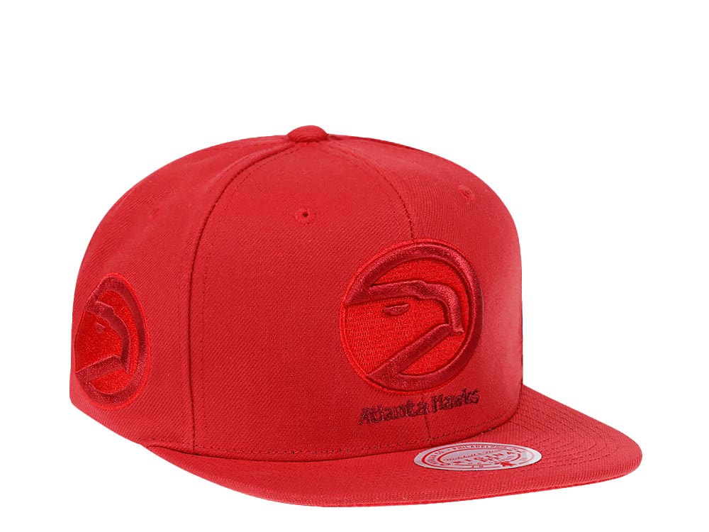 Mitchell & Ness Atlanta Hawks Red Hardwood Classic Snapback Cap