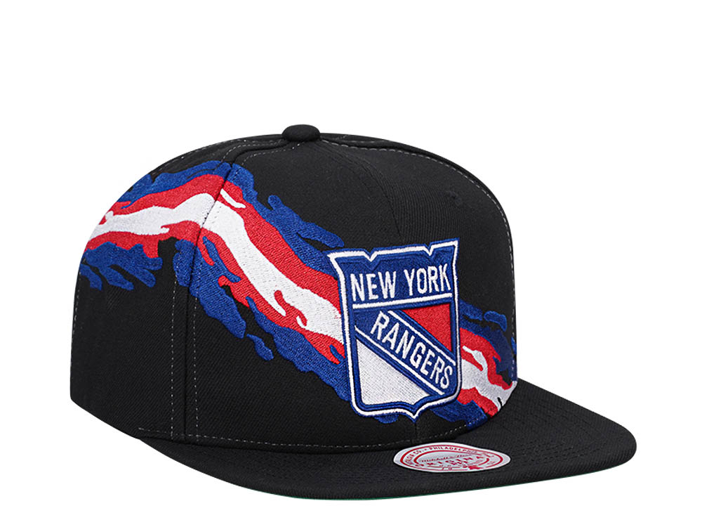 Mitchell & Ness New York Rangers Vintage Paintbrush Snapback Cap