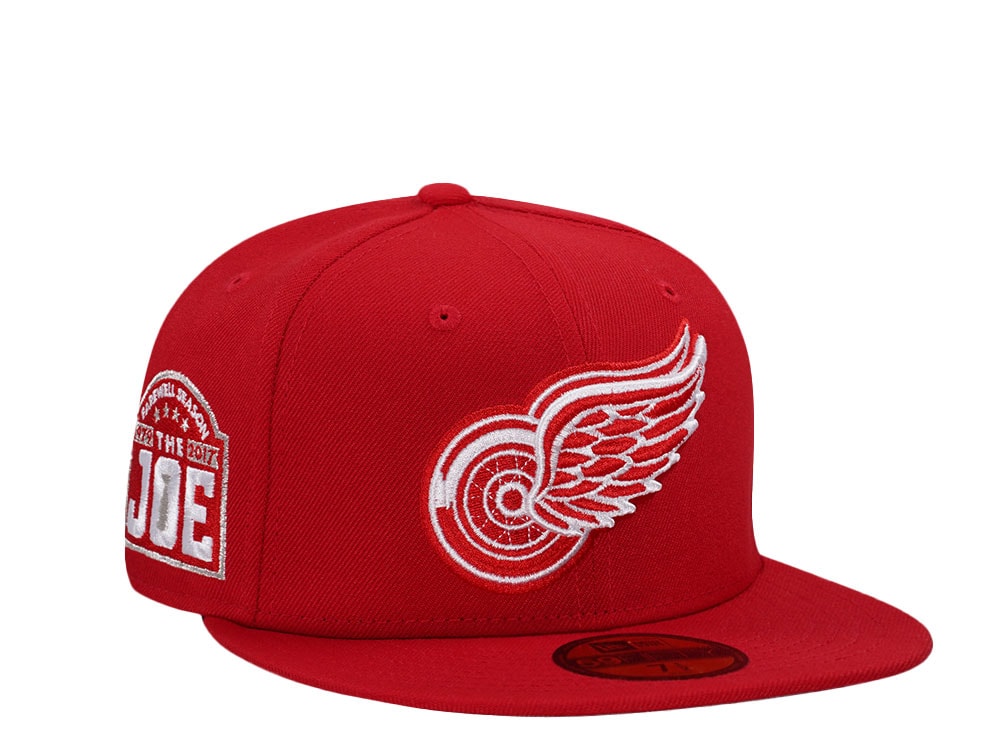 New Era Detroit Red Wings Farewell Season Joe Red Prime Edition 59Fifty Fitted Cap