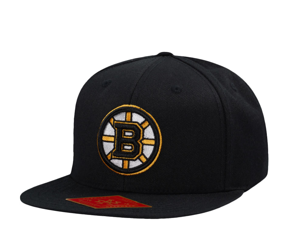 American Needle Boston Bruins Black Snapback Cap