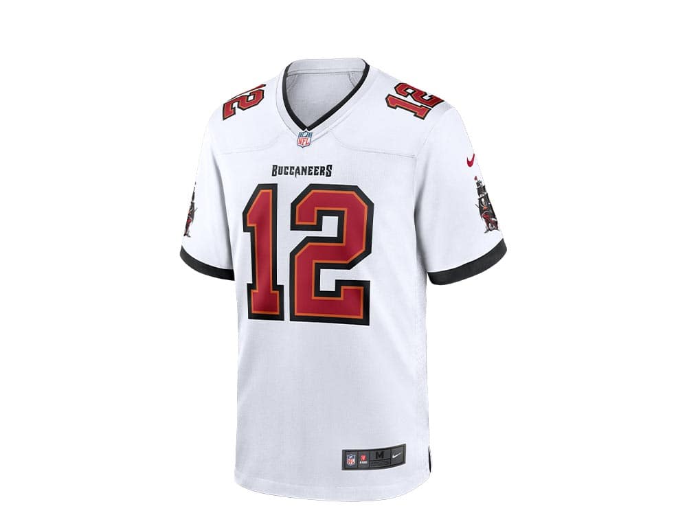 Nike Tampa Bay Buccaneers Tom Brady White Game NFL Jersey TOPPERZSTORE.CO.UK