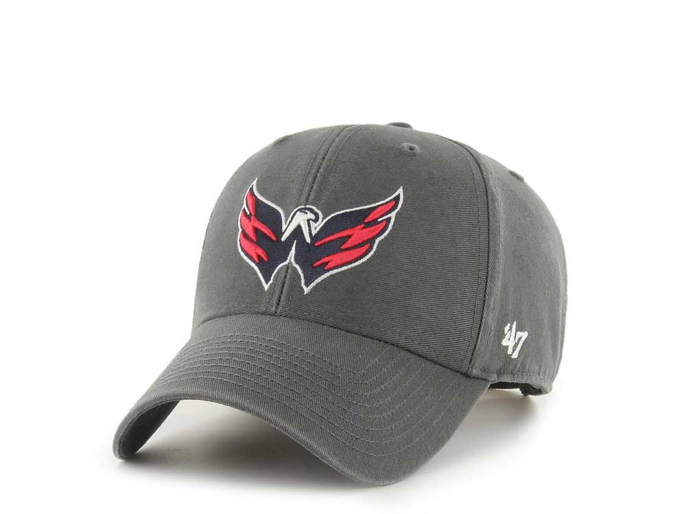 47Brand Washington Capitals Legend Gray Classic Strapback Cap