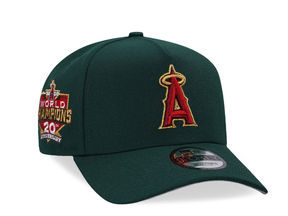 New Era Anaheim Angels 20th Anniversary Gold 9Forty A Frame Snapback Cap