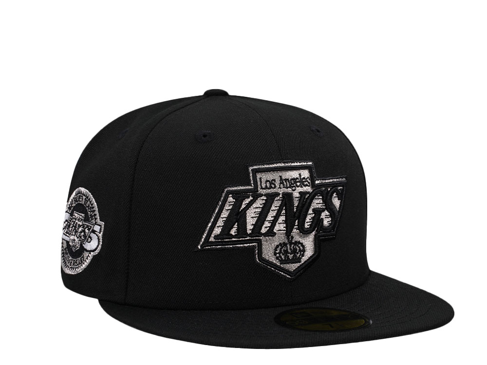 New Era Los Angeles Kings 25th Anniversary Black Prime Edition 59Fifty Fitted Hat