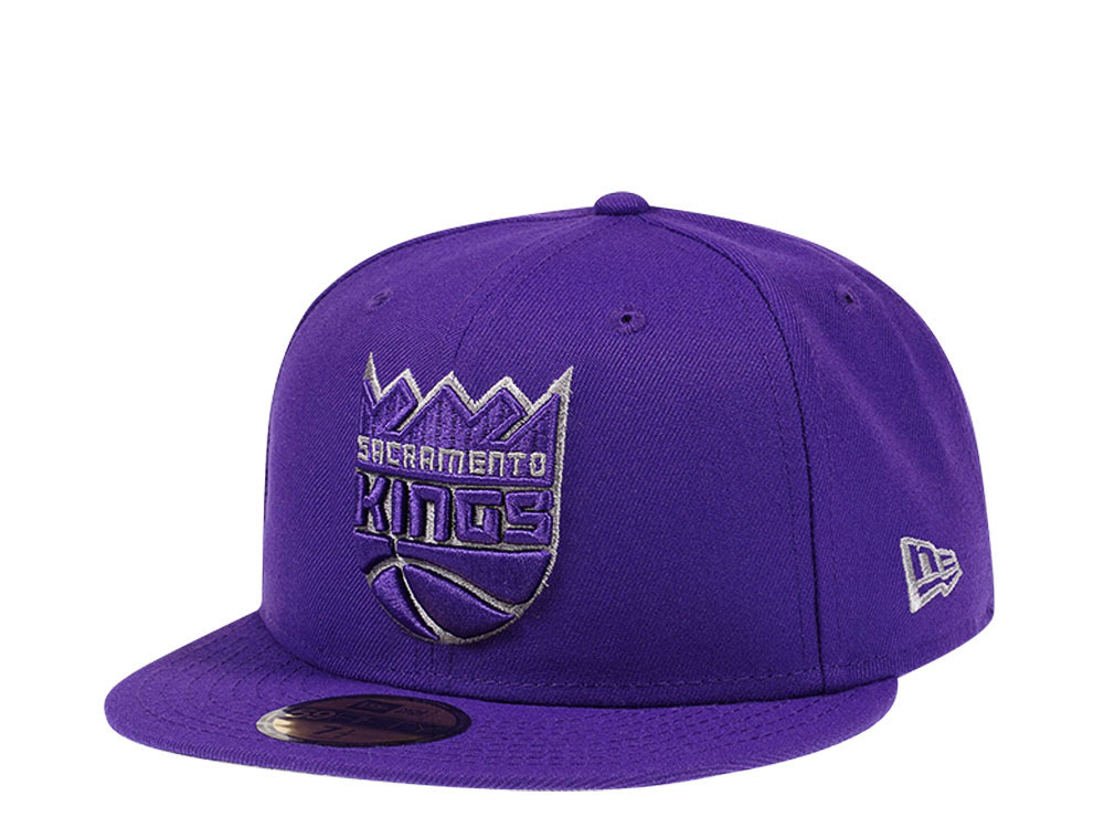 New Era Sacramento Kings Purple Prime Edition 59Fifty Fitted Cap