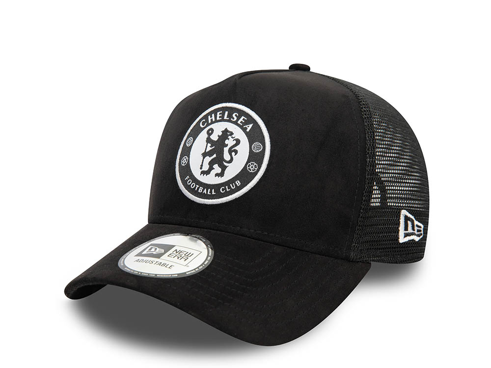 New Era FC Chelsea Black A Frame Trucker Snapback Hat