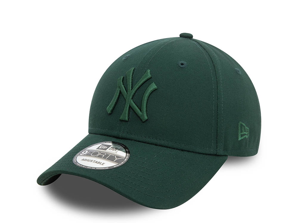 New Era New York Yankees Essential League Green 9Forty Strapback Cap