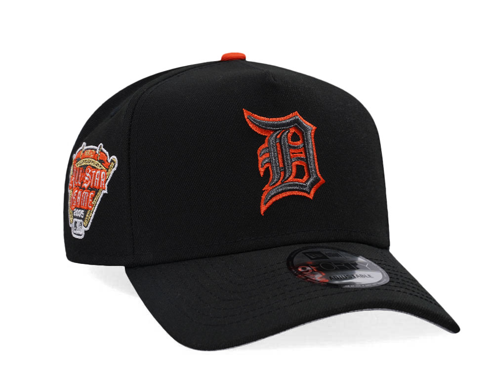 New Era Detroit Tigers Black Classic Edition A Frame Snapback Cap