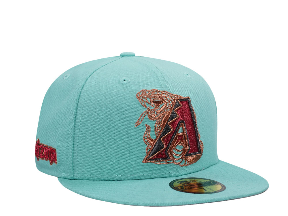 New Era Arizona Diamondbacks Copper Canvas Edition 59Fifty Fitted Cap