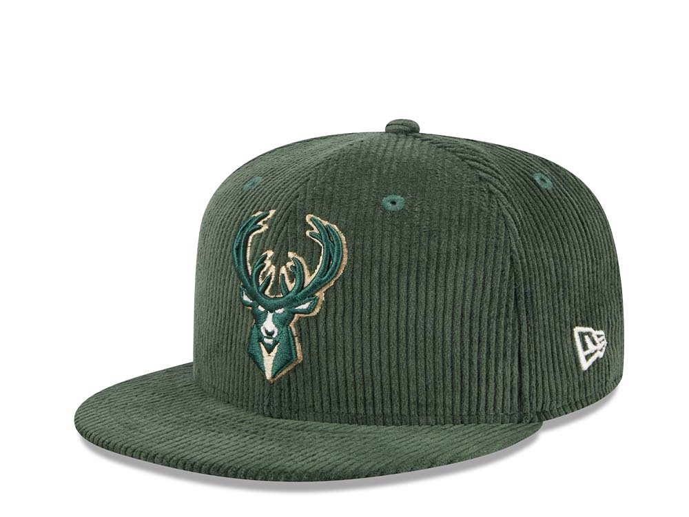 New Era Milwaukee Bucks Letterman Pin 59Fifty Fitted Cap