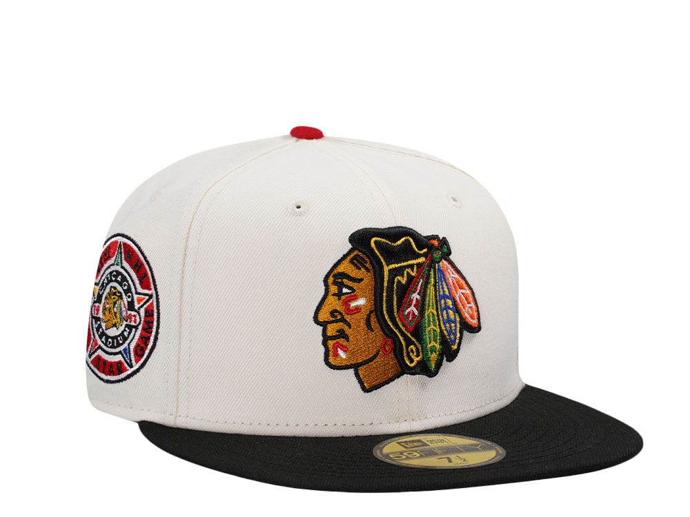 New Era Chicago Blackhawks All Star Game 1991 Chrome Two Tone Edition 59Fifty Fitted Cap