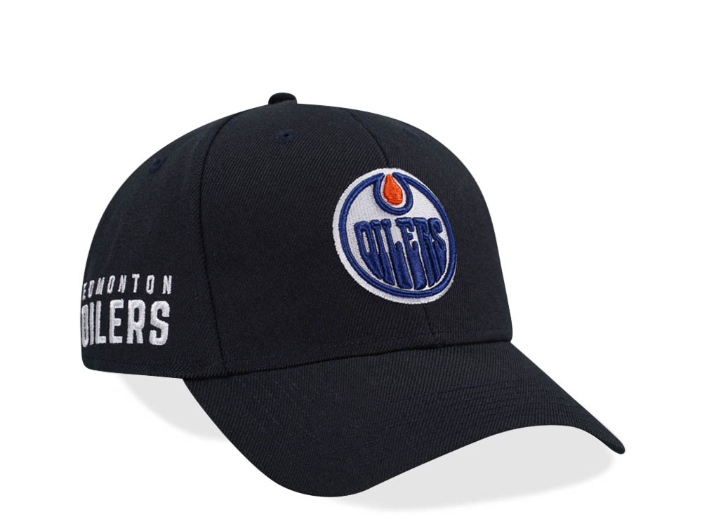 47Brand Edmonton Oilers Navy Sure Shot MVP Snapback Hat