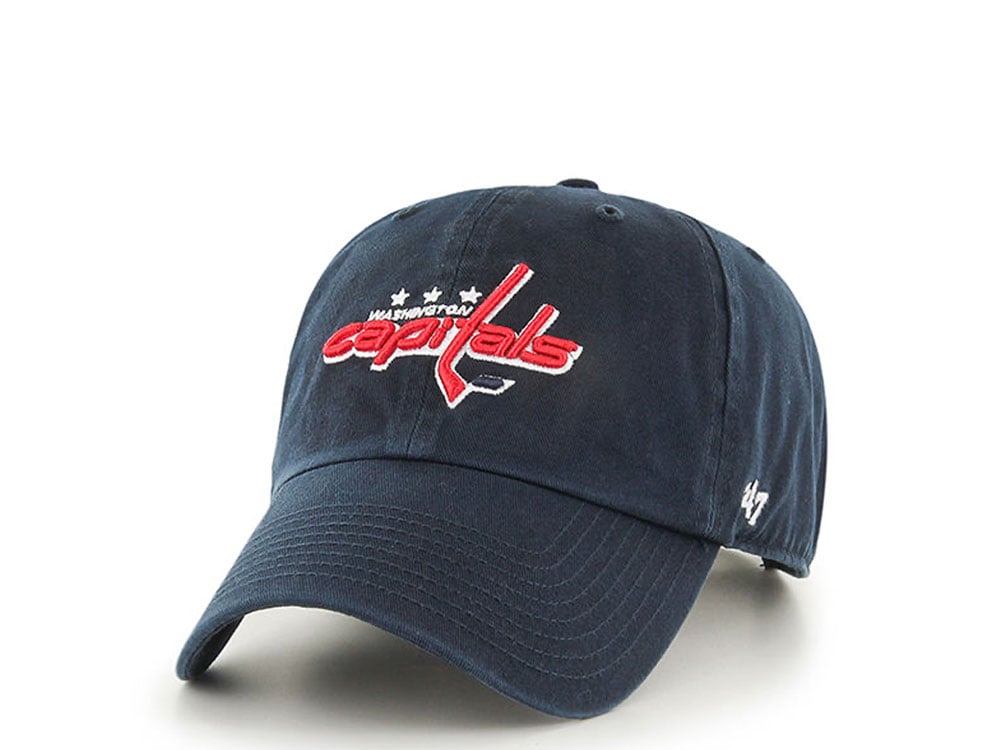 47Brand Washington Capitals Clean Up Strapback Cap