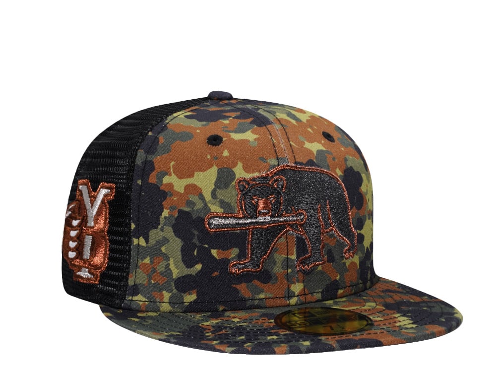 New Era Yakima Bears Flecktarn Trucker Edition 59Fifty Fitted Hat