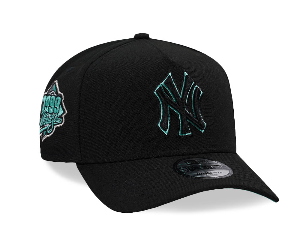 New Era New York Yankees World Series 1999 Black Tiffany Edition 9Forty A Frame Snapback Cap