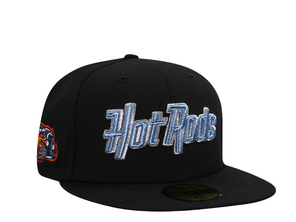 New Era Bowling Green Hot Rods Black Metallic Prime Edition  59Fifty Fitted Cap