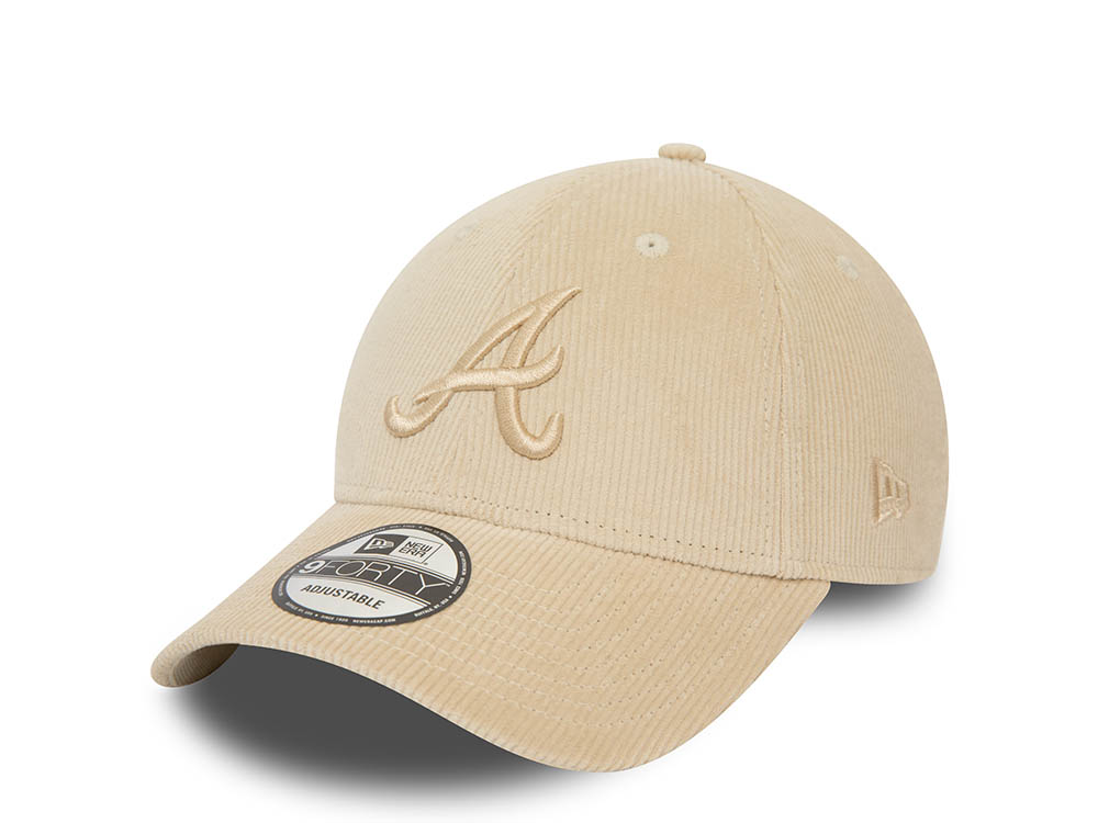 New Era Atlanta Braves Cord Stone 9Forty Strapback Cap