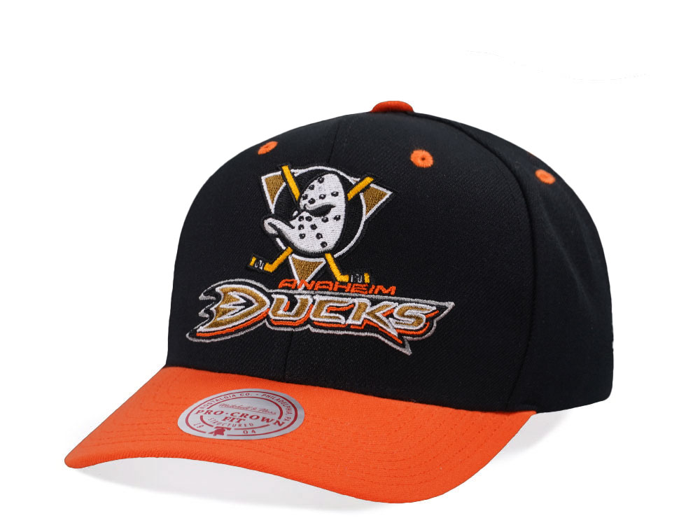 Mitchell & Ness Anaheim Ducks Two Tone Pro Crown Fit Snapback Cap