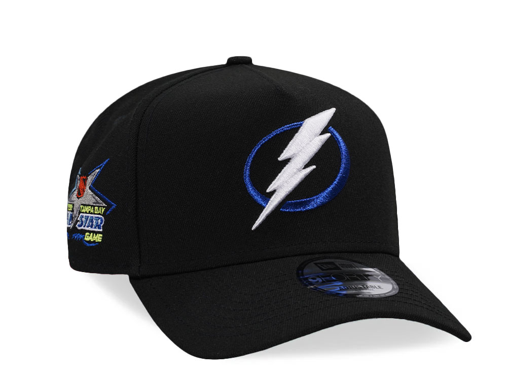 New Era Tampa Bay Lightning All Star Game 1999 Black Edition 9Forty A Frame Snapback Cap