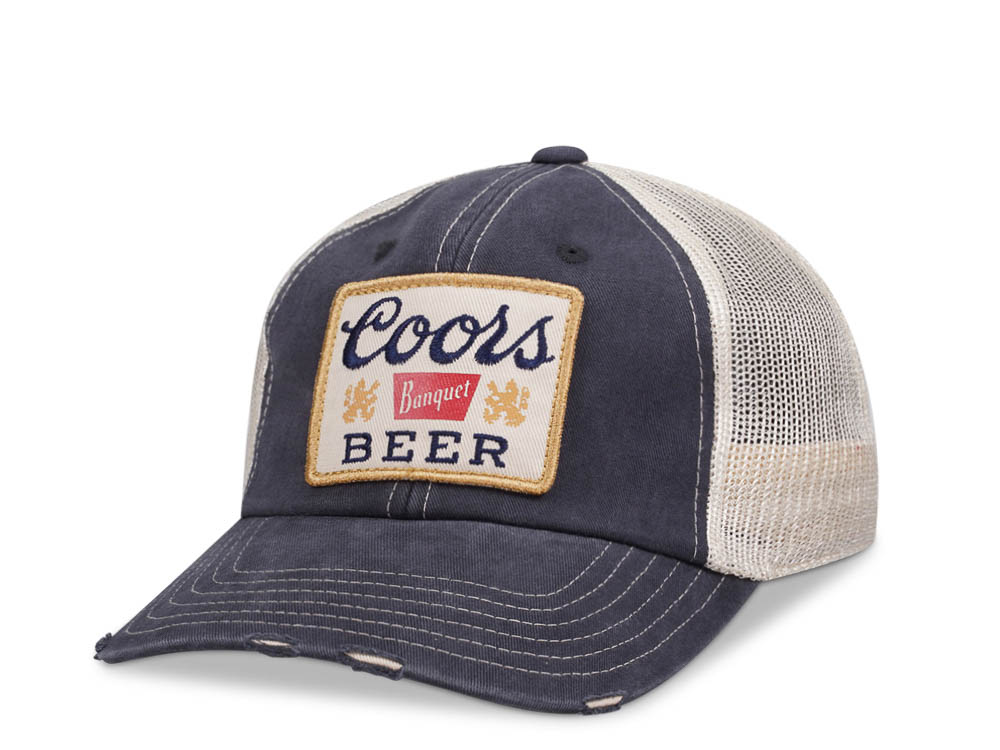 American Needle Coors Orville Gray Trucker Snapback Hat