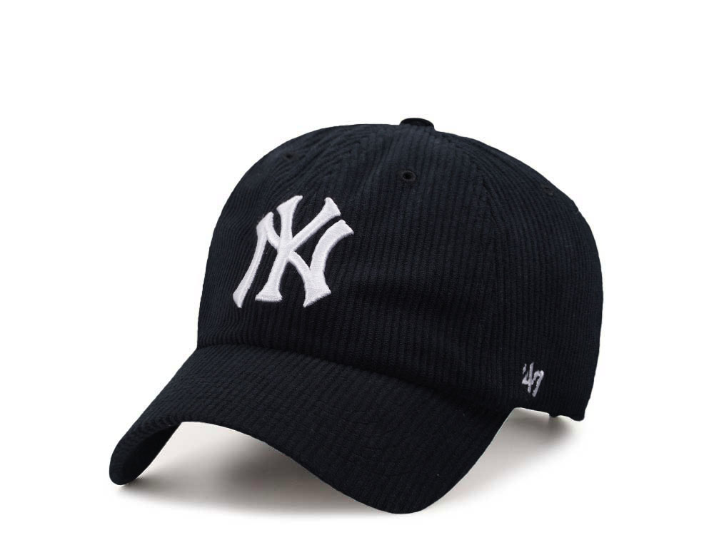 47Brand New York Yankees Black Cord Clean up Snapback Cap