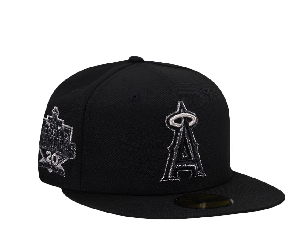 New Era Anaheim Angels 20th Anniversary Black Pewter Prime Edition 59Fifty Fitted Cap