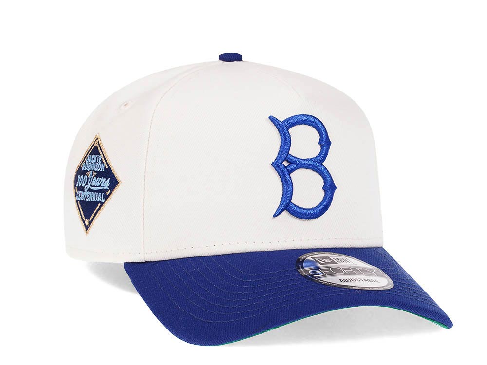 New Era Brooklyn Dodgers 100 Years Centennial 9Forty A Frame Snapback Cap TOPPERZSTORE.CO.UK