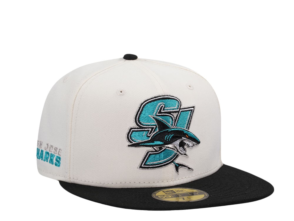 New Era San Jose Sharks Chrome Two Tone Prime Edition 59Fifty Fitted Cap