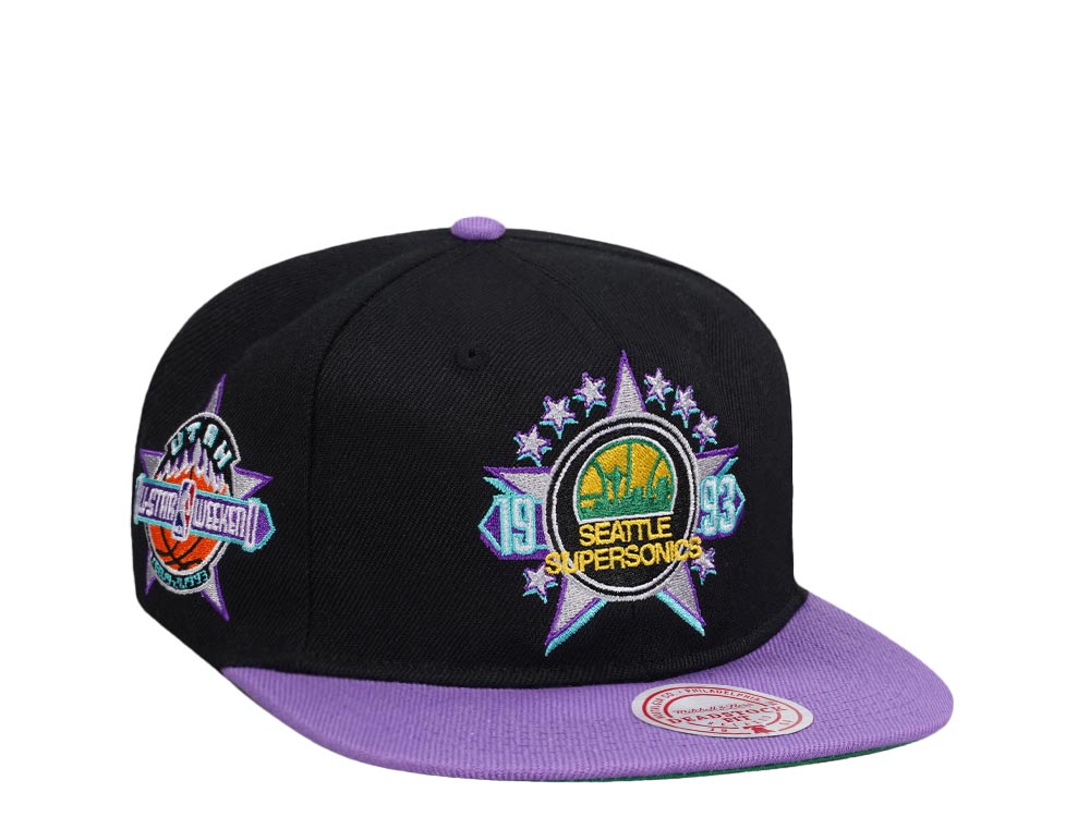 Mitchell & Ness Seattle Supersonics Two Tone Deadstock Hardwood Classic Snapback Cap