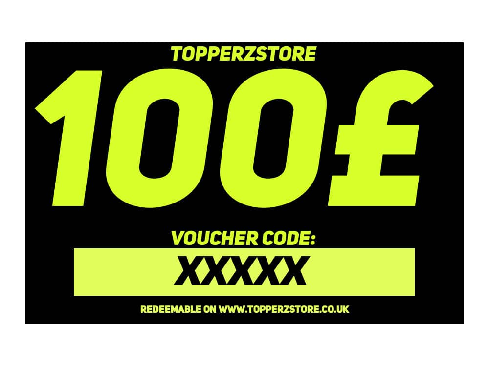 TOPPERZSTORE Voucher 100 GBP