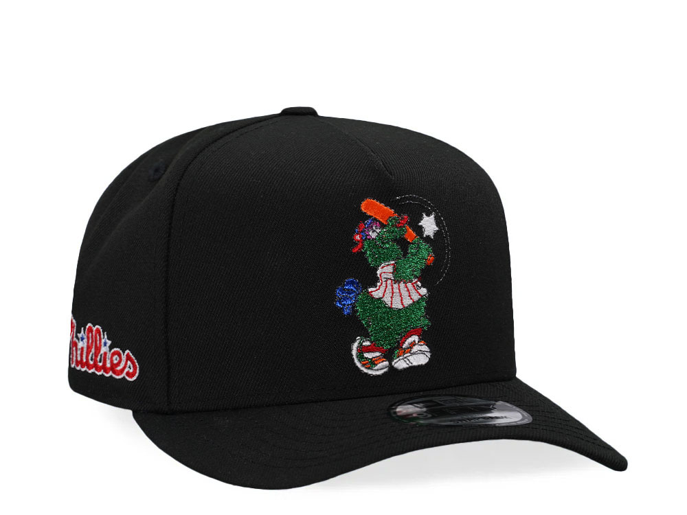 New Era Philadelphia Phillies Phillie Phanatic Throwback Edition A Frame 9Fifty Snapback Cap TOPPERZSTORE.CO.UK