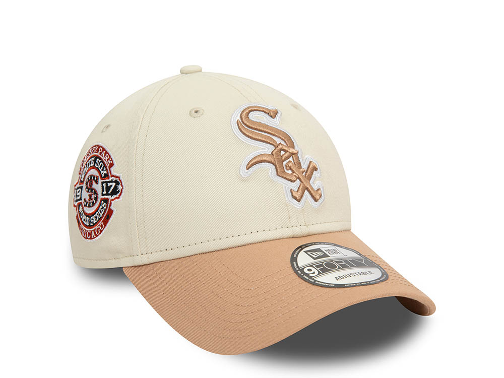 New Era Chicago White Sox World Series 1917 Chrome Two Tone 9Forty Strapback Hat