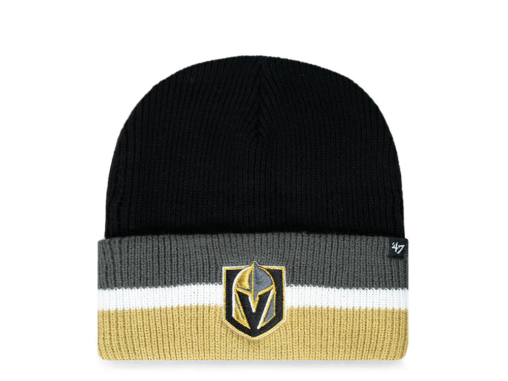 47Brand Vegas Golden Knights Black Split Knit