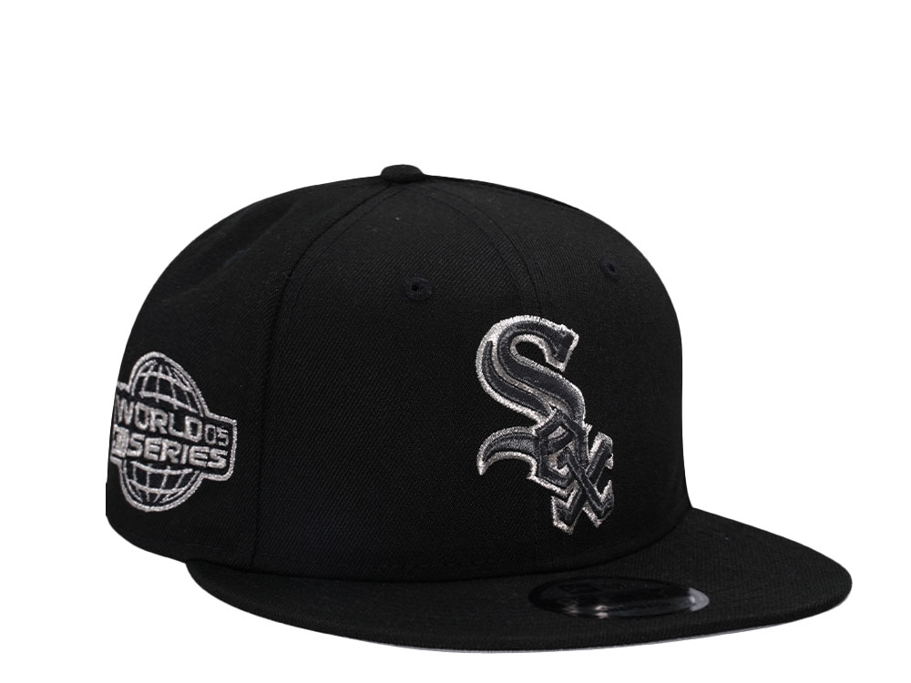 New Era Chicago White Sox World Series 2005 Black Metallic Edition 9Fifty Snapback Cap