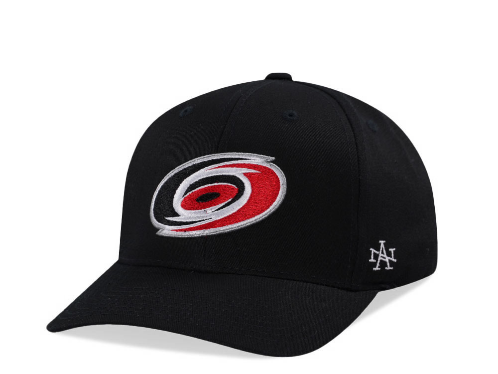 American Needle Carolina Hurricanes Arena Black Strapback Hat