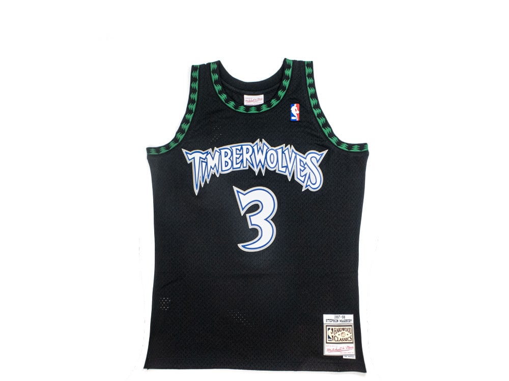 Mitchell Ness Minnesota Timberwolves Stephon Marbury Swingman Jersey 2.0 1997 98 TOPPERZSTORE.CO.UK