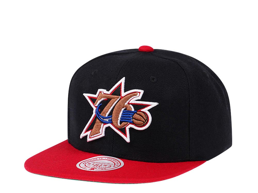 Mitchell & Ness Philadelphia 76ers Team Two Tone HWC Snapback Cap